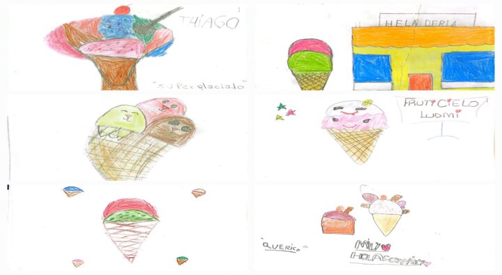 Los niños y las niñas de Casa Garrahan participaron del Concurso de Dibujo y Pintura “Helado ARTEsanal”