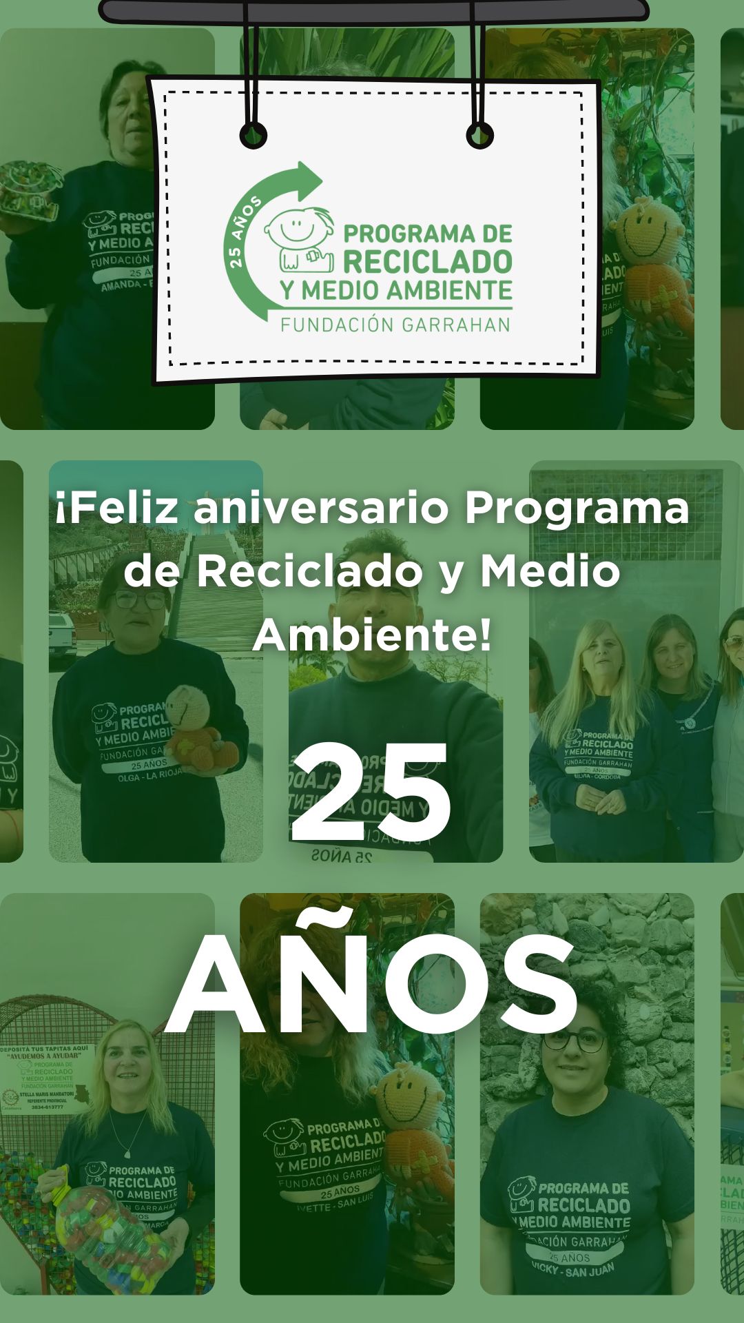 Aniversario del Programa de Reciclado y Medio Ambiente