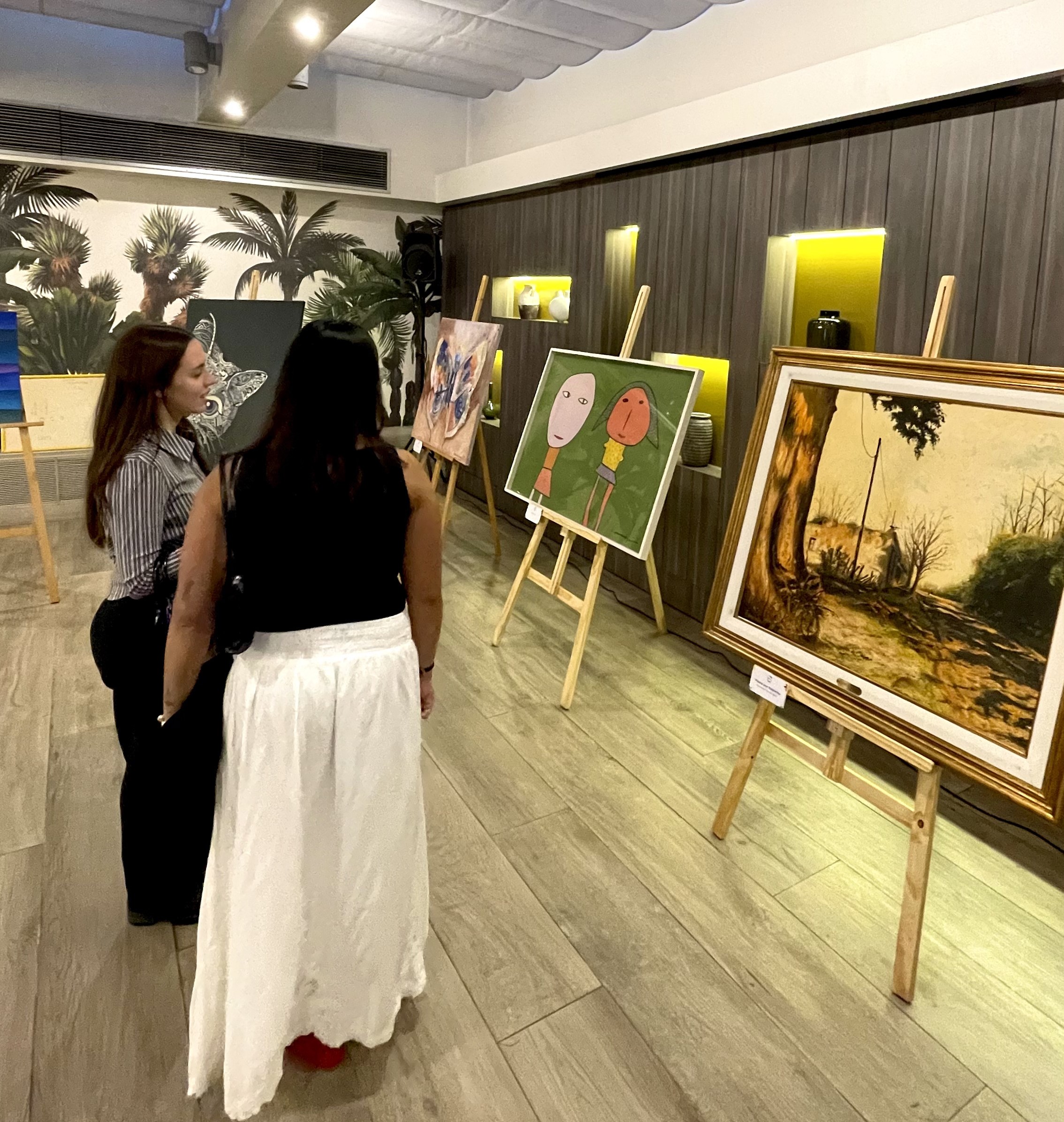 Inauguración de la Muestra Pinceladas Solidarias 