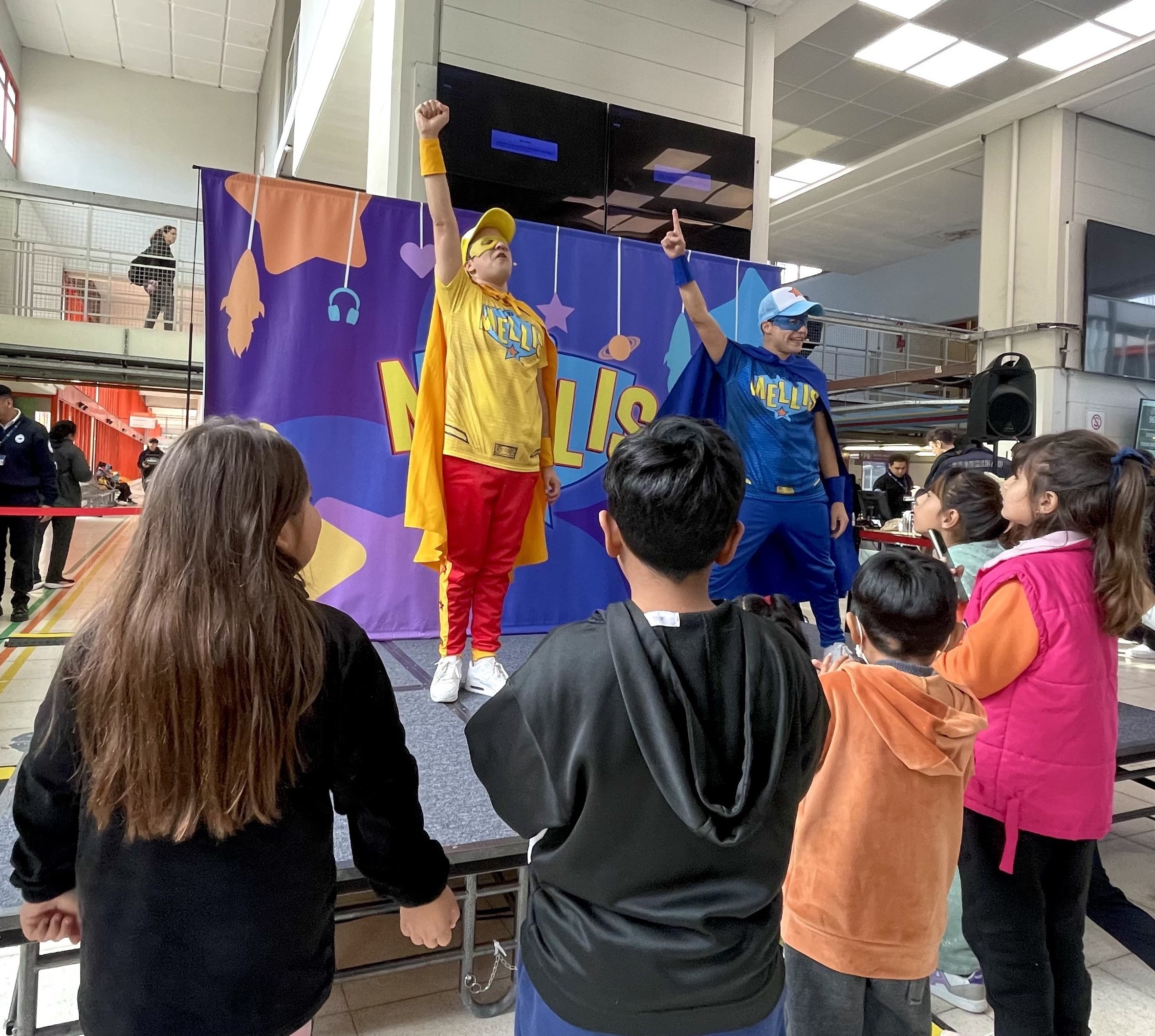 Los Mellis Kids realizaron su show en el Hospital Garrahan