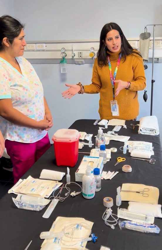 Taller de Simulación para Enfermería en Casa Garrahan