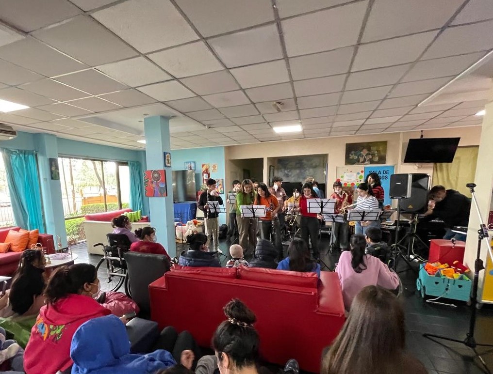 En casa Garrahan disfrutaron de una tarde musical con Acción Solidaria Soka