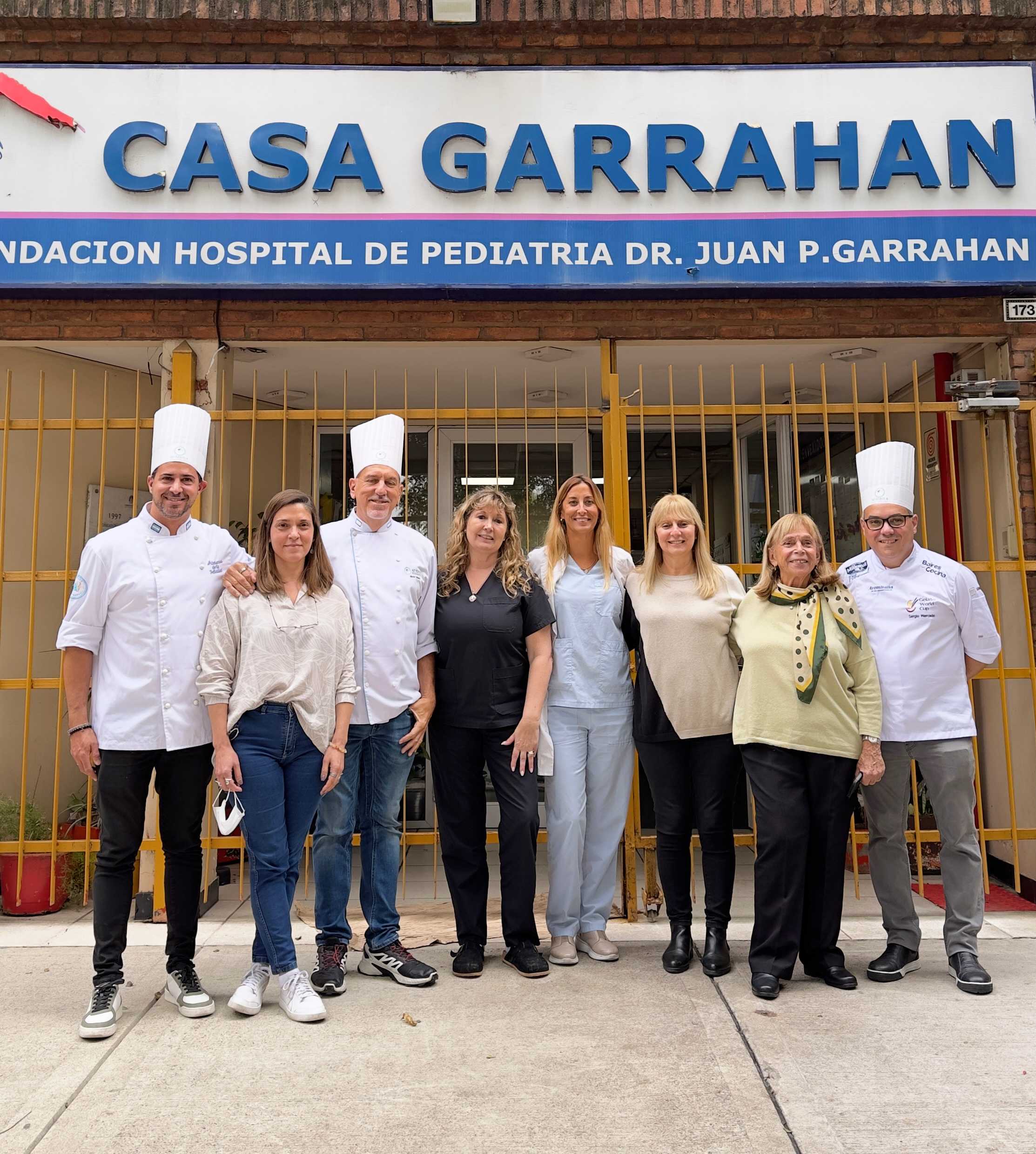 Los niños y adolescentes de Casa Garrahan aprendieron a elaborar el helado artesanal 