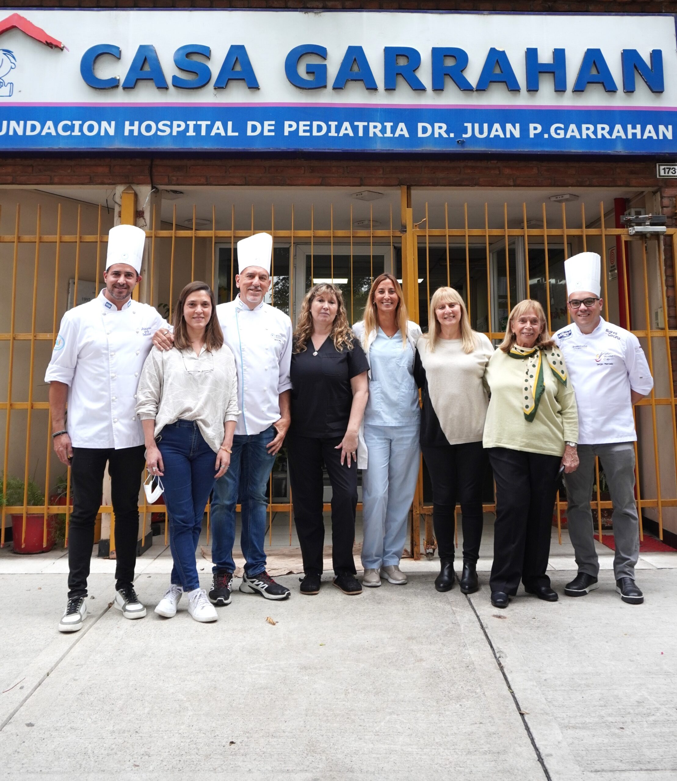 Los niños y adolescentes de Casa Garrahan aprendieron a elaborar el helado artesanal 